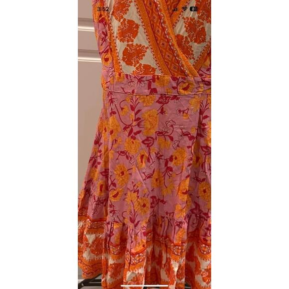 NWT: ZESICA Women's Summer Wrap V Neck Bohemian Floral Print (M) - Picture 5 of 10